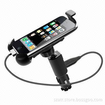 Car Phone Holder, 5V 1.5A Output, 45 to 75mm Wideness